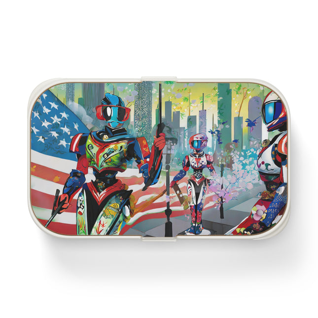 High Fashion Cyberpunk CIA Robots Bento Lunch Box