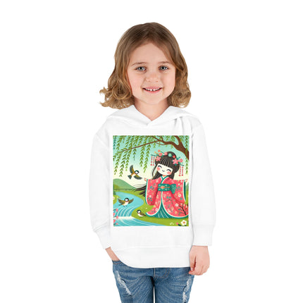 Sparrow Dance Geisha Fairy Toddler Pullover Fleece Hoodie