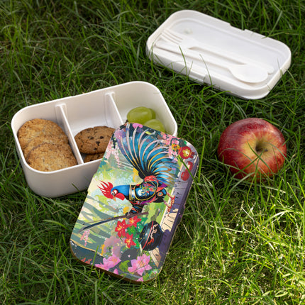 Cyberpunk Rooster Bento Lunch Box