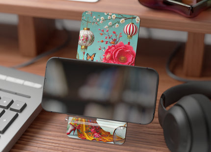 Reading In A Painted Garden Mobile Display Stand for Smartphones