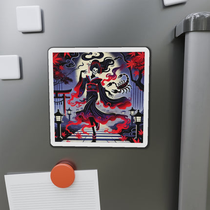 Halloween Sorceress Die-Cut Magnets (4 Sizes)