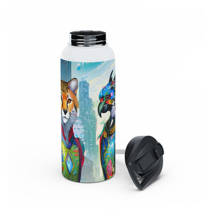 Cybernetic Duets Stainless Steel Water Bottle