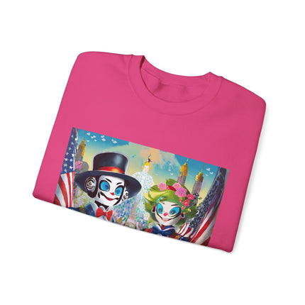Cyber Punk Warrior Robots Unisex Heavy Blend™ Crewneck Sweatshirt