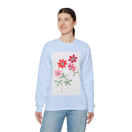 Anemoon, Anemone by Anselmus Boëtius de Boodt Heavy Blend™ Crewneck Sweatshirt