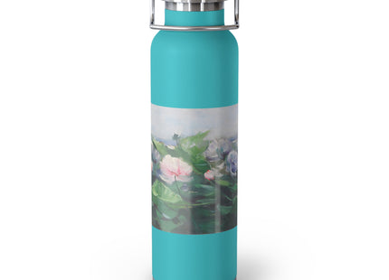 Water Lilies by Karl Hagemeister Copper Vacuum Insulated Bottle, 22oz