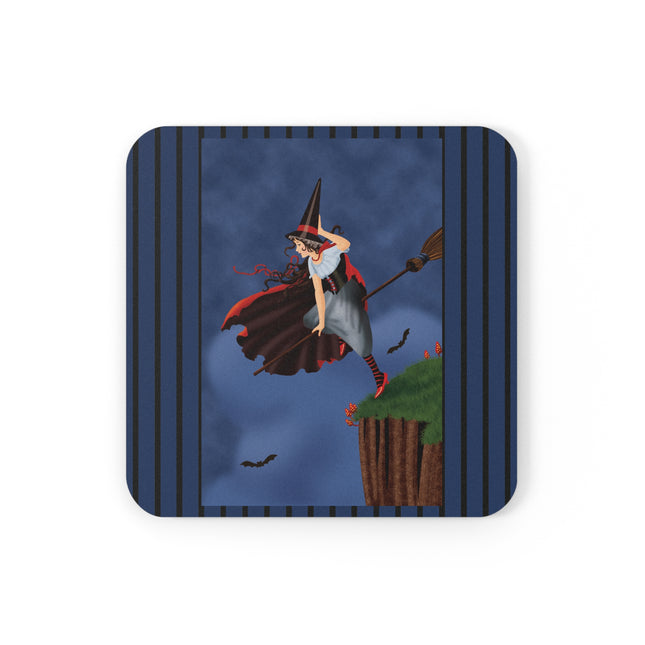 The Enchanted Witch Cork Back Coaster