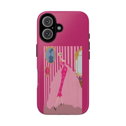 Lady in Pink Phone Case – Graceful Sophistication