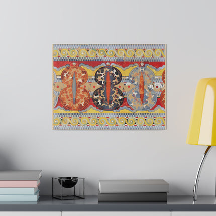 Shield Frieze – Mycenaean Fresco Reproduction by Emile Gilliéron