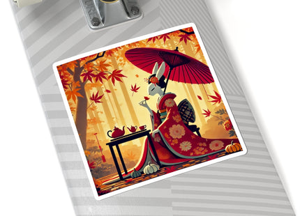 Theatrical Harvest Rabbit Kiss-Cut Stickers (4 Sizes)