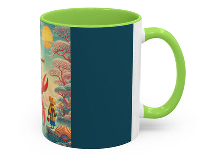 The Celestial Crab Navigator Colorful Mugs (11oz, 15oz)