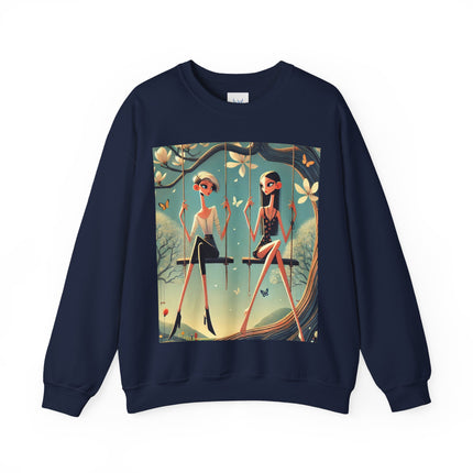 Whispers on the Spring Swing Heavy Blend™ Crewneck Sweatshirt