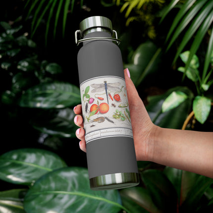 Natural History Ensemble, No. 7 by Anselmus Boëtius de Boodt Copper Vacuum Insulated Bottle, 22oz