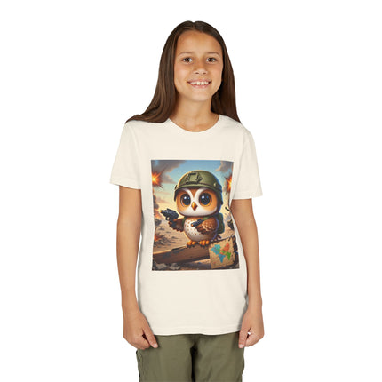 Owl on the Front Lines Youth Short Sleeve Tee