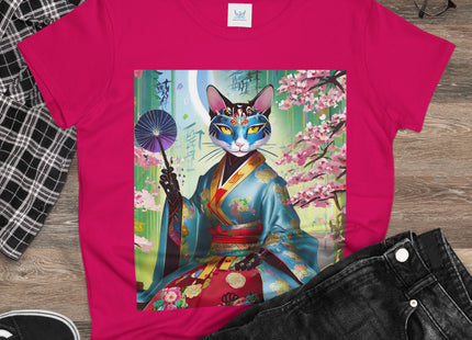 Cyberpunk Geisha Cotton Tee