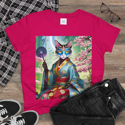 Cyberpunk Geisha Cotton Tee