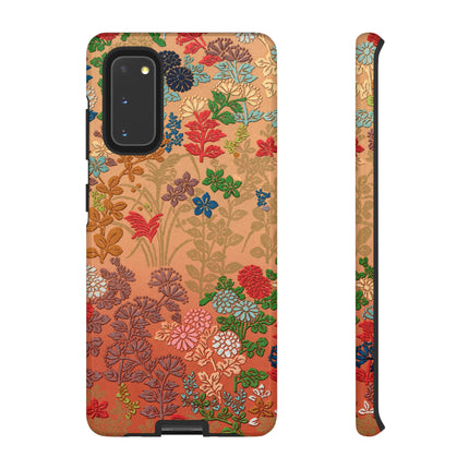 Ornamental Japanese Flower Pattern Phone Cases