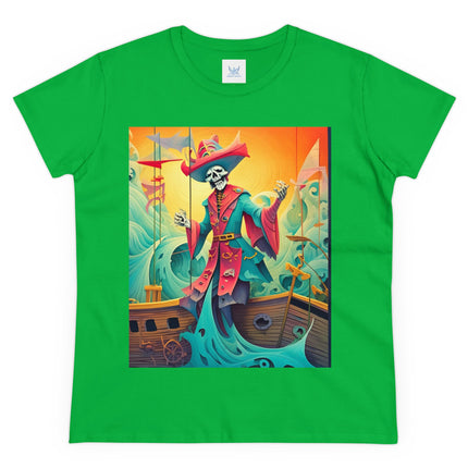 Skeleton Crew of the Misty Seas Women's Midweight Cotton Tee