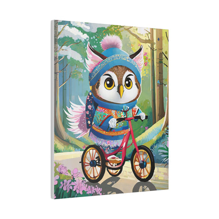 Baby Owl Matte Canvas, Stretched, 0.75"