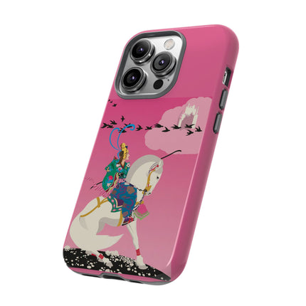 Samurai Princess on the White Steed Phone Case – Epic Grace & Mythic Power