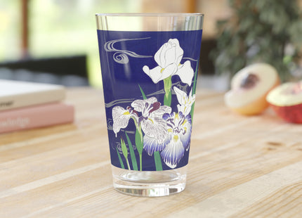Irises by Kogyo Tsukioka Glass, 16oz
