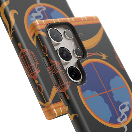 Art Deco Lounge Phone Case – Opulent Smoke & Timeless Glamour