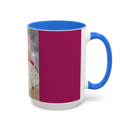 The Red Bird Colorful Mugs – Gentle Storybook Charm & Elegant Whimsy