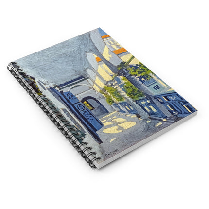 Gallery of a Moroccan Riad by George Gaudion Spiral Notebook - Ruled Line