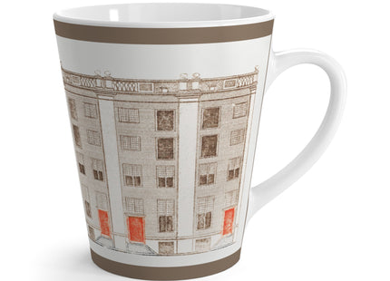 Amsterdam Canal Houses by Johan Teyler Latte Mug