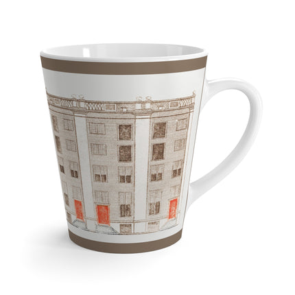 Amsterdam Canal Houses by Johan Teyler Latte Mug