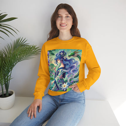 Fairy of the Koi Pond Heavy Blend™ Crewneck Sweatshirt