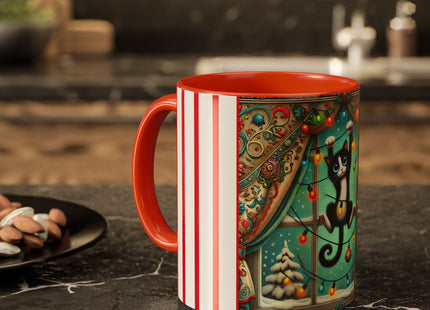 Mischief in Tinselland Colorful Mugs (11oz, 15oz)