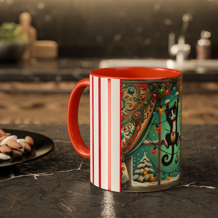 Mischief in Tinselland Colorful Mugs (11oz, 15oz)