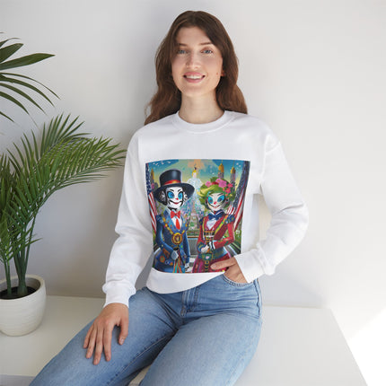 Cyber Punk Warrior Robots Unisex Heavy Blend™ Crewneck Sweatshirt