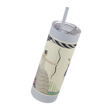 Visez au coeur, belles dames! by George Barbier Skinny Matte Tumbler, 20oz