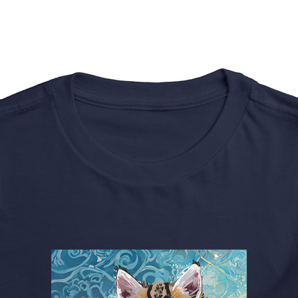 Whiskered Wanderings Toddler Short Sleeve Tee