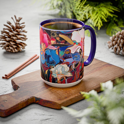 Ethereal Irises Colorful Mugs (11oz, 15oz)