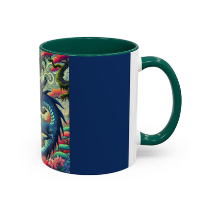 Mystic Guardian of the Sky Light Colorful Mugs (11oz, 15oz)