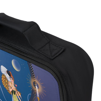 Smoke and Secrets: A Glamorous Encounter in Prohibition Era Lunch Bag