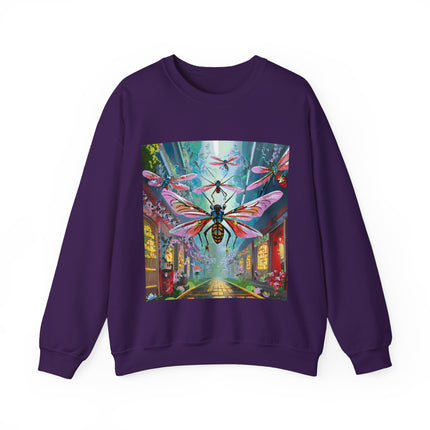 Neon Swarm Unisex Heavy Blend™ Crewneck Sweatshirt