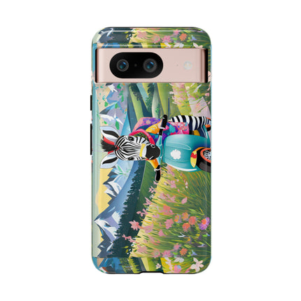 Stripes on Wheels Phone Cases