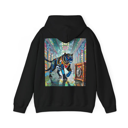 Cyber Panther’s Hunt – Heavy Blend™ Hooded Sweatshirt