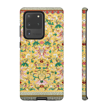Yellow Botanical Pattern by Owen Jones Phone Cases