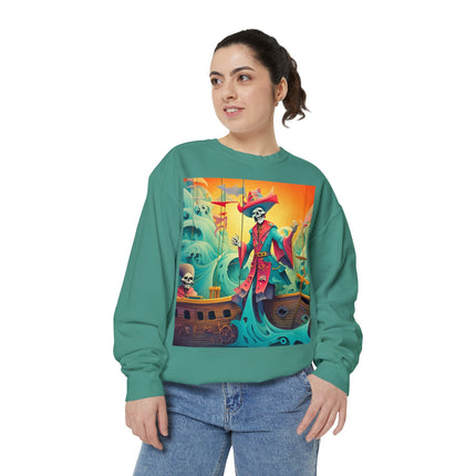 Skeleton Crew of the Misty Seas Unisex Garment-Dyed Sweatshirt
