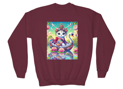 Geisha Kitten’s River Voyage Youth Crewneck Sweatshirt
