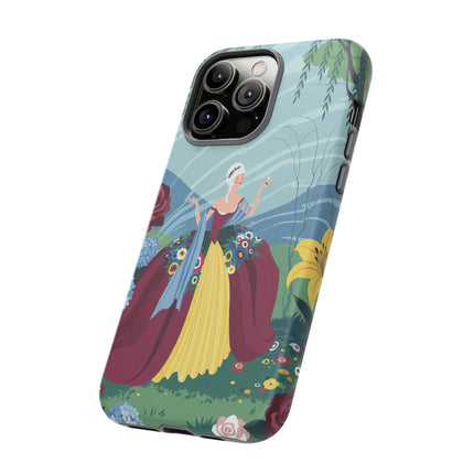 🌹🌿 The Willow Garden Promenade Phone Case – Art Deco Floral Elegance
