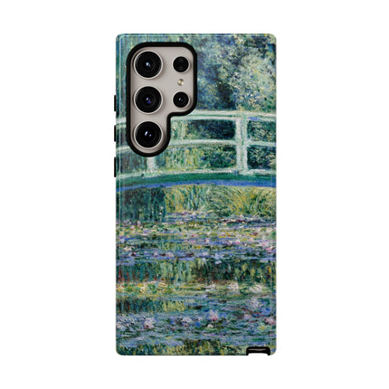 Water Lilies and Japanese Bridge by Claude Monet Phone Cases