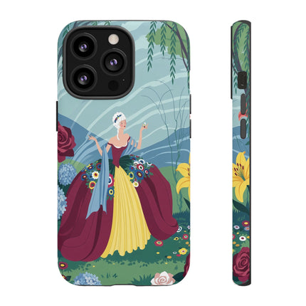 🌹🌿 The Willow Garden Promenade Phone Case – Art Deco Floral Elegance