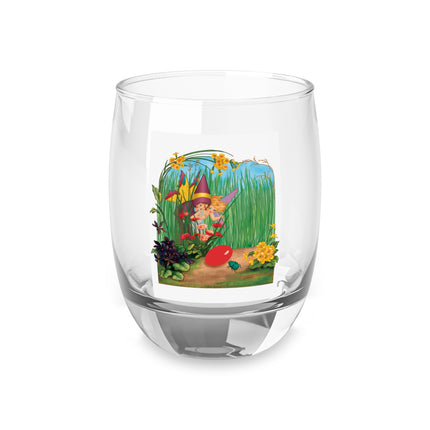 Spring Fairies & Floral Delights Whiskey Glass