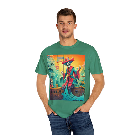 Skeleton Crew of the Misty Seas Unisex Garment-Dyed T-shirt