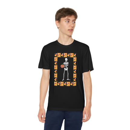 Candy Corn Skeleton Youth Competitor Tee